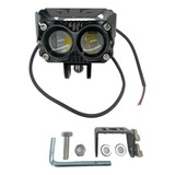 Faro Universal 2 Leds Con Lupa Tipo Spot Doble 30 W