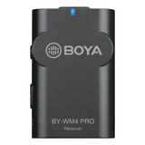 Boya By-wm4 Pro Rx Receptor Digital Sem Fio 2.4ghz Preto