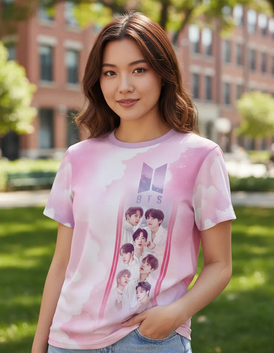 Playera Sublimada Infantil Bts 2