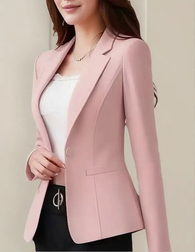 Traje Sastre Dama Y Traje Pequeno Fino Casual Black Slim Fit