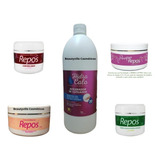 Hidracalo 1lt + Repos Ureia + Creme + Esfoliante + Parafina