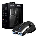 Evga X20 Gaming Mouse, Inalámbrico, Negro, Personalizable, 1