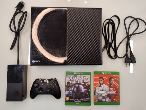 Xbox One Fat 500gb Semi Novo + Controle + F1 2020 + Avangers