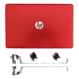 New Red Back Cover Top Case Hinges Cover For Hp 15-bs234 Llj