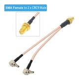 Cable Sma Hembra A Dual Crc9 Macho Modem 3g 4g