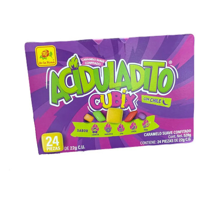 De La Rosa Acidulados 24pz Sabor Chile 528g | MercadoLibre