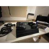 Playstation 4 Pro + 1tb + 2 Joysticks + 7 Juegos + Cables