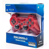 Control Joystick Mando Para Ps3 Bluetooth Dualshock 3 Rojo