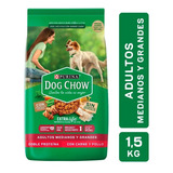 Alimento P/perros Dog Chow Adulto Med. Y Gr 1.5 Kg Pack 4 Un