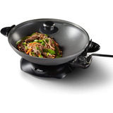 Oster 2124087 Diamondforce Wok Electrico, 4.7 Cuartos, Negro