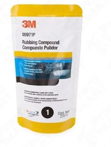 Pulimento Paso 1 Pulido 3m Polish Rubbing Compound 5971p