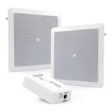 Kit Caixas Embutir Sistema Som Ambiente Bluetooth Jbl 50w