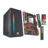 Kit Xeon 2680v4 + Placa Turbo + 16gb Ddr4 + Gabinete + Ssd