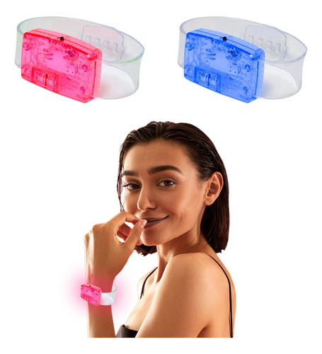 Pulsera Audioritmica Luminosa Luz Led Cotillon Luminoso X40