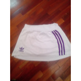 Pollera Pantalón Blanca T M adidas Tenis Patin Hockey 