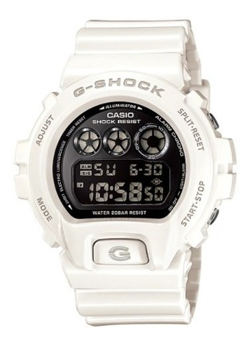 Reloj De Pulsera Casio G-shock Dw-6900nb-7 - Color Blanco
