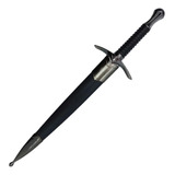 Adaga Medieval Com Lâmina Sem Corte Enfeite Decorativo 36 Cm