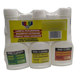 Kit Shampoo Exterior + Limpia Parabrisas Y Limpia Interiores