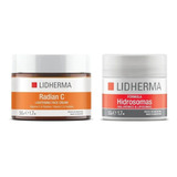 Kit Radian C Lightening Face Cream + Hidrosomas Lidherma 