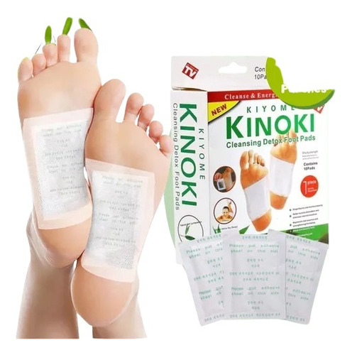 10 Parches Desintoxicantes Para Pies Kiyome Kinoki Bamb Sale