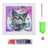 Regalo Niñas Pintura Diamante Puntura 3d Kuromi Y Kitty