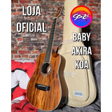 Violão Seizi Baby Akira Half Cutaway Koa Com Bag Orientação Da Mão Destro