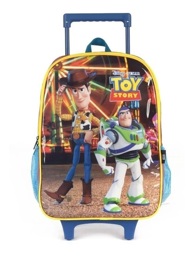 Mochila Infantil Escolar Toy Story Buzz E Woody Rodinhas G