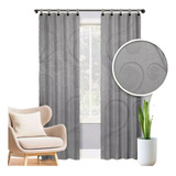 Juego Modernas Cortinas En Jacquard 