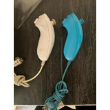 Lote Nunchuk Nintendo Wii Azul Originalreparar Piezas