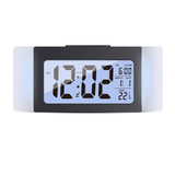 Reloj Despertador Digital Display Led Luz Temperatura