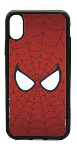 Funda Protector Para iPhone Spiderman Mascara Hombre Araña