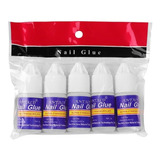 Pegamento X5 Nail Glue Para Uñas Postizas Tips Strass Gotero