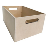 Caja De Madera Mdf Con Agarradera 