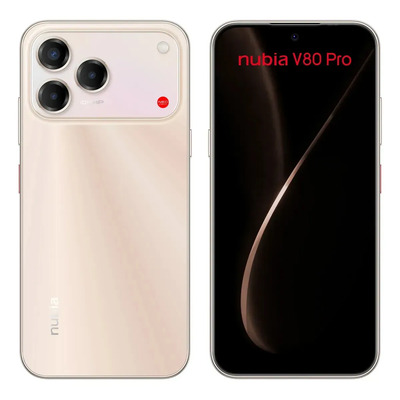 Nubia V80 Pro Celular, 256gb + 12gb Ram, Dorado Dorado | Meses sin interés