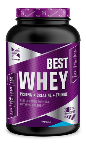 Xtrenght Best Whey Protein Chocolate, Vainilla, Frutilla, Banana Y Cookies 