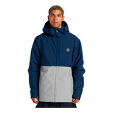 Campera Dc Snow Hombre Basis Azul-gris Fuk