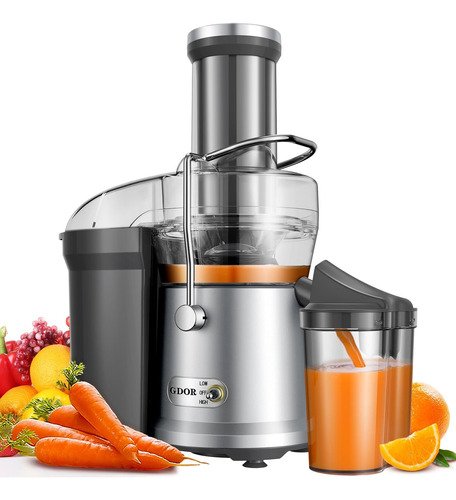 Xinest Extractor De Jugos Automatico Frutas Y Verduras 1200w