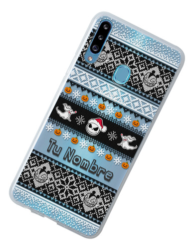 Funda Para Galaxy Extraño Mundo Jack Sweater Navidad Nombre