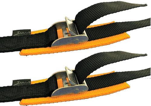 2 Zunchos Amarre 4mts X 25mm C/p-  Suco  Kayak Cintas Tensox