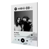 Placa Spotify Personalizada Com Foto Quadro Spotify 