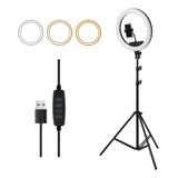 Set Aro Luz Led Studio 32cm, + Tripode Y Regulador Oferta !!