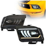 Faros Led Ford Mustang 2005 2007 2009 Proyector Drl Lupa