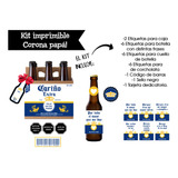 Etiquetas De Cerveza  Corona Dia Del Padre, Imprimible