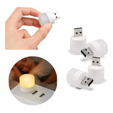 4 Mini Focos Luz Led Usb De Noche Para Computadora