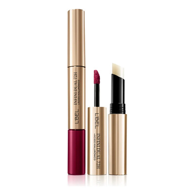 L'bel Infini Dual Labial Mate Satinado Natural Indeleble Vin Mora
