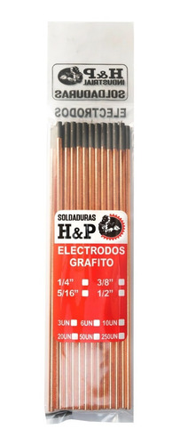 Grafito Electrodo H & P 9.5 * 300mm  12 Varilla