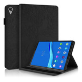 Funda Para Lenovo Tab M10 Hd 2ª Gen 10.1 Cuero Bolsillo/negr