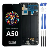 Pantalla Touch Oled Con Marco Para Samsung A50 Sm-a505