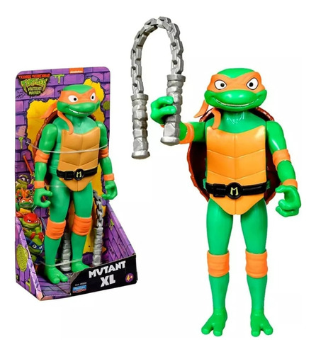 Figura Mutant Xl Tortugas Ninja Miguel Angel 24cm Original