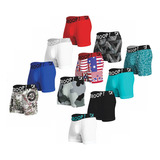 Kit 12 Cuecas Box Boxer Droop! - Masculina Top! Importada